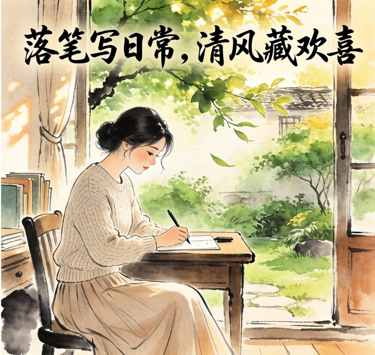 落笔写日常，清风藏欢喜