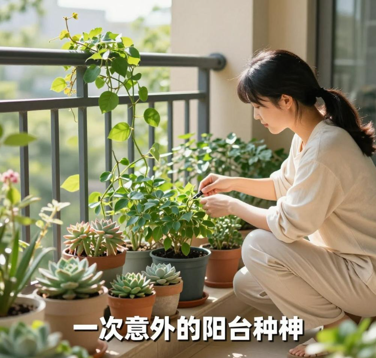 一次意外的阳台种植