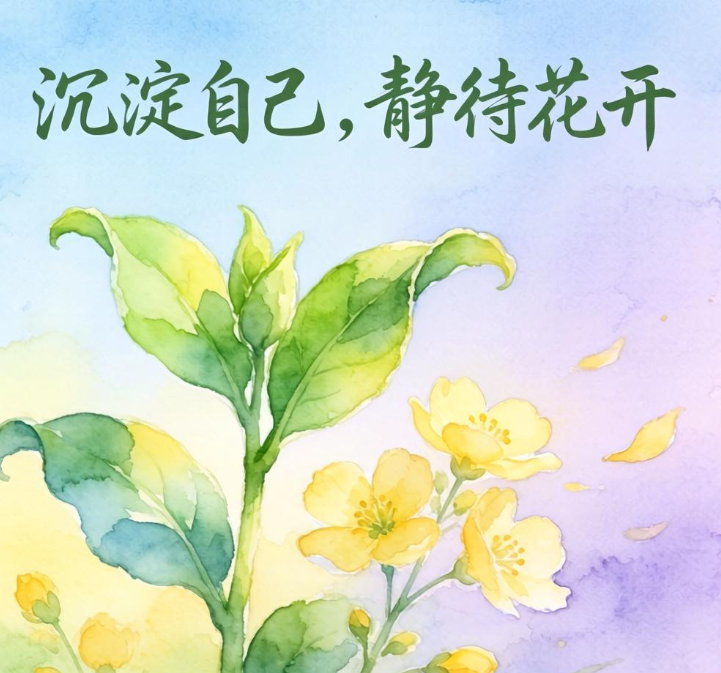 沉淀自己，静待花开