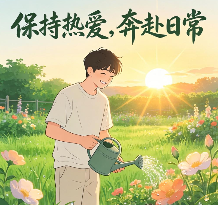 保持热爱,奔赴日常