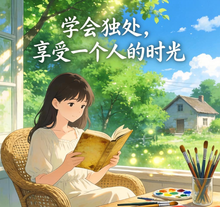 学会独处,享受一个人的时光