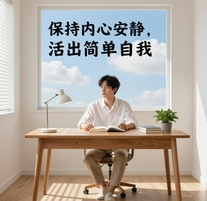 保持内心安静，活出简单自我