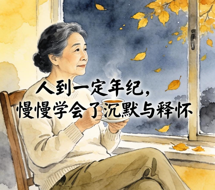 人到一定年纪,慢慢学会了沉默与释怀