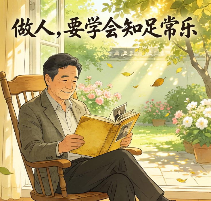 做人,要学会知足常乐