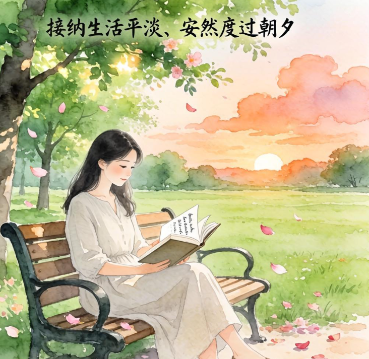 接纳生活平淡,安然度过朝夕