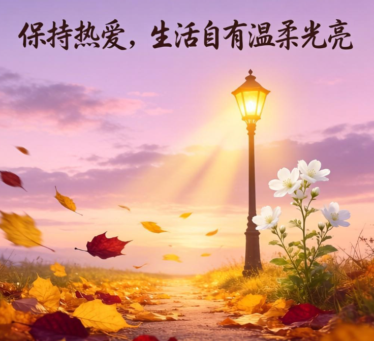 保持热爱,生活自有温柔光亮