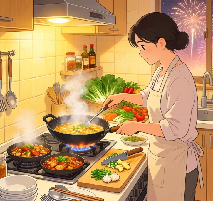 亲手做家常菜,体会烟火温柔