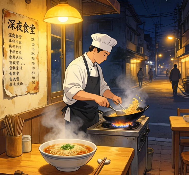 深夜食堂,清晨粥铺
