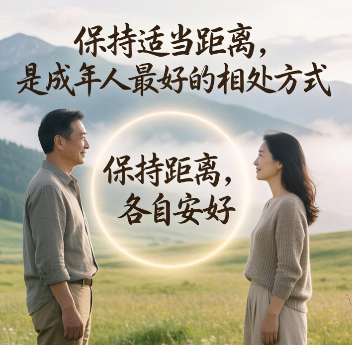 保持适当距离，是成年人最好的相处方式