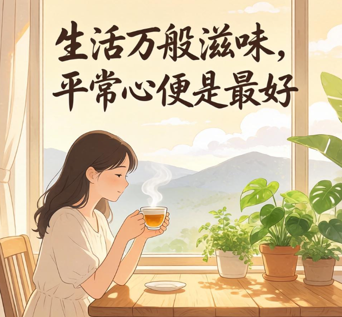 生活万般滋味，平常心便是最好