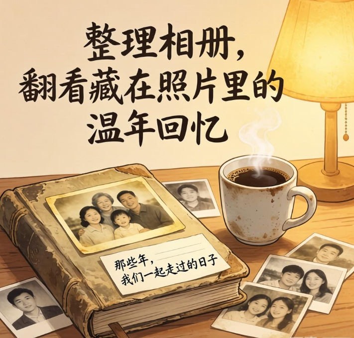 整理相册,翻看藏在照片里的温柔回忆