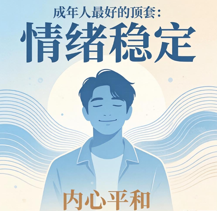 成年人最好的顶配:情绪稳定,内心平和