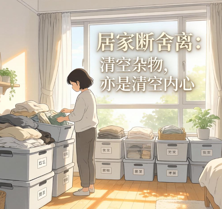 居家断舍离:清空杂物,亦是清空内心
