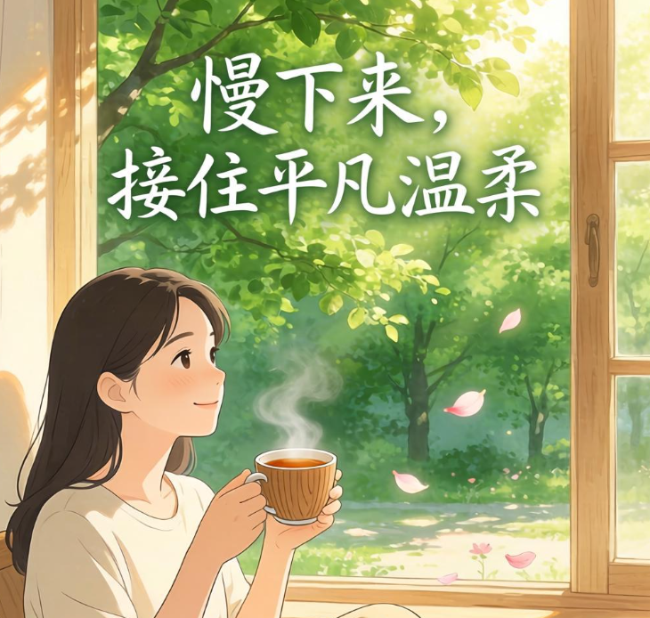 慢下来，接住平凡温柔