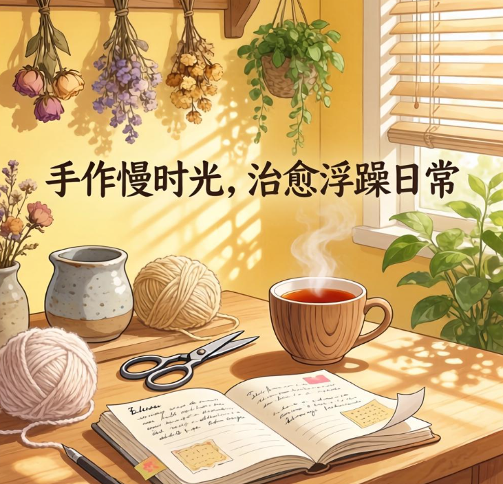 手作慢时光,治愈浮躁日常