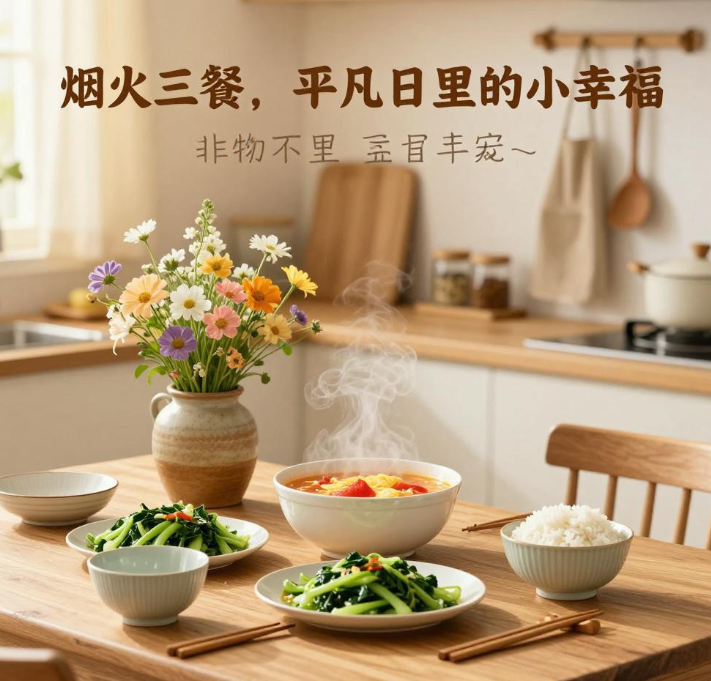 烟火三餐，平凡日子里的小幸福