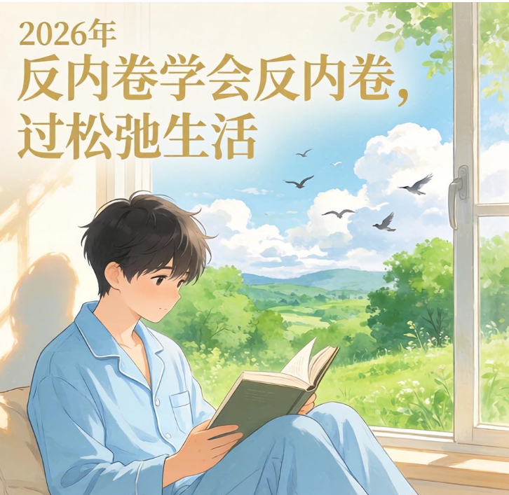 2026年,学会反内卷,过不焦虑的松弛生活