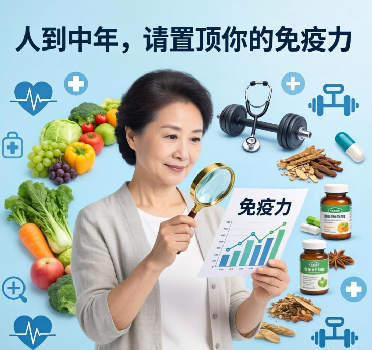 人到中年，请置顶你的免疫力